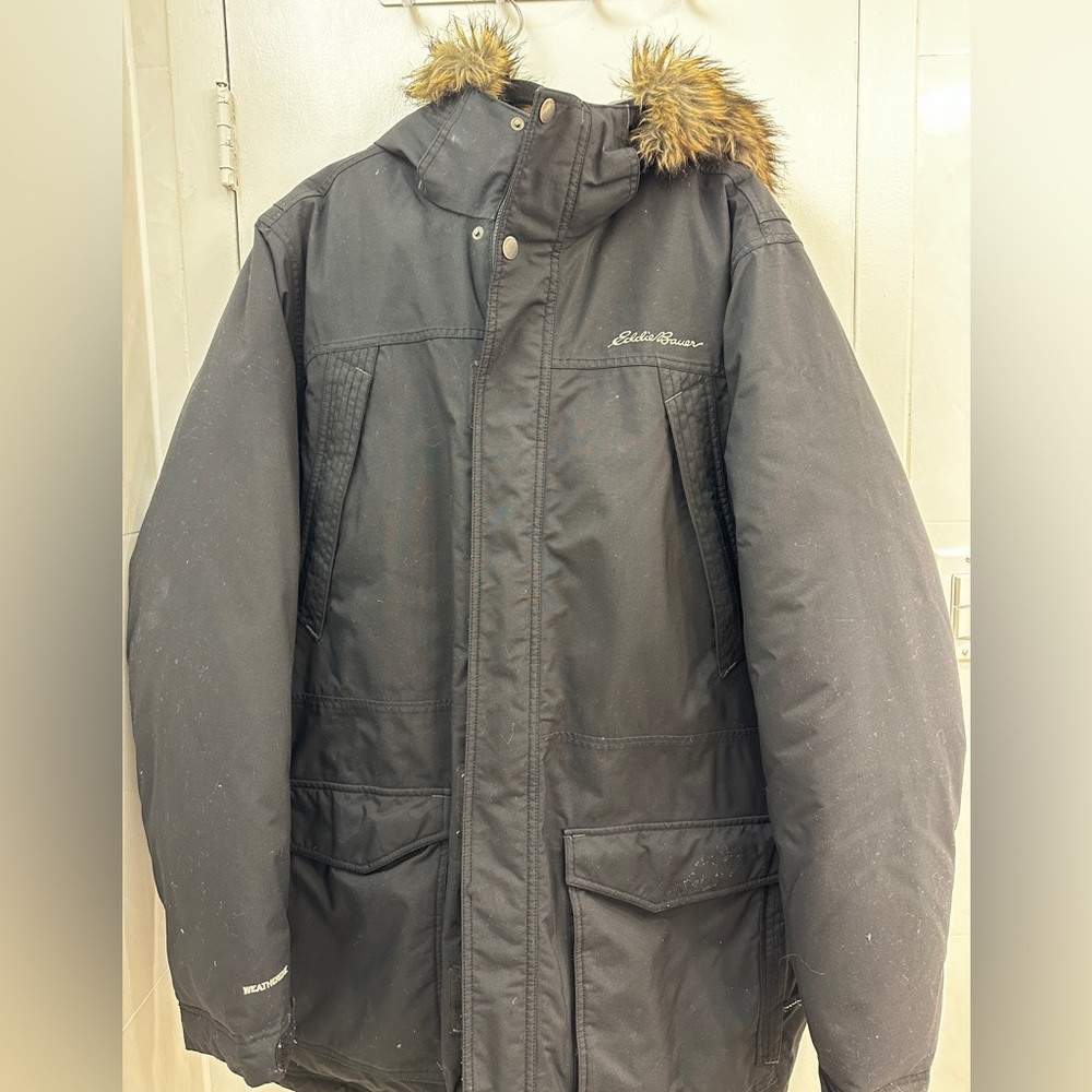 Black Men’s Eddie Bauer Parka Jacket